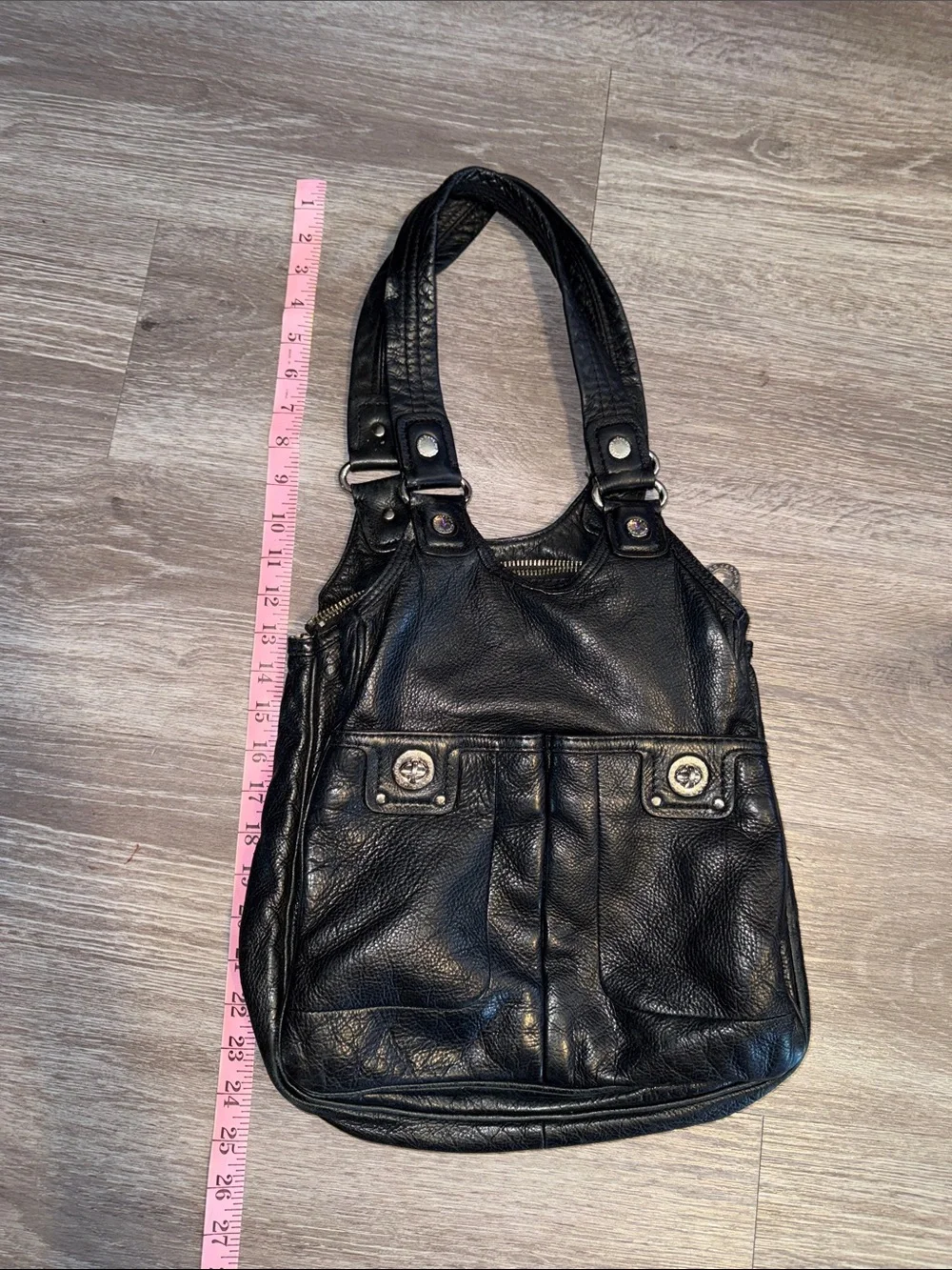 Marc By Marc Jacobs Classic Black Leather Shoulder Bag